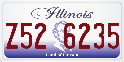 IL license plate Z526235