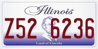 IL license plate Z526236