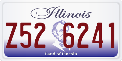 IL license plate Z526241