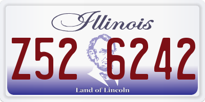 IL license plate Z526242