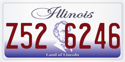 IL license plate Z526246