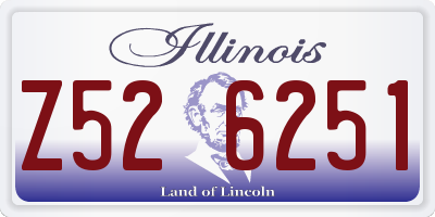 IL license plate Z526251