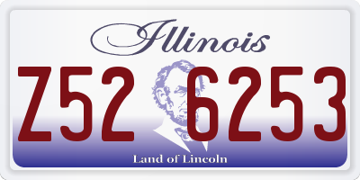 IL license plate Z526253
