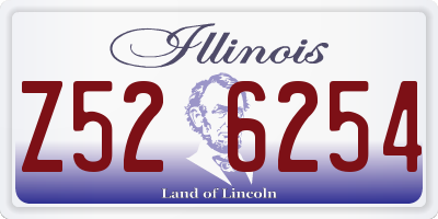 IL license plate Z526254