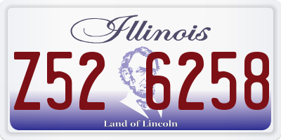 IL license plate Z526258