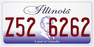 IL license plate Z526262