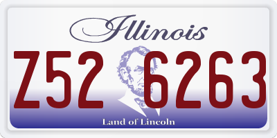 IL license plate Z526263