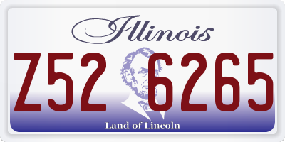 IL license plate Z526265
