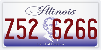 IL license plate Z526266