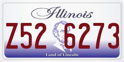 IL license plate Z526273