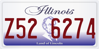 IL license plate Z526274