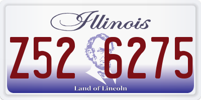 IL license plate Z526275