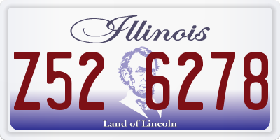 IL license plate Z526278