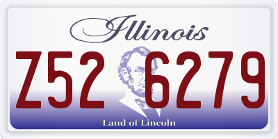 IL license plate Z526279