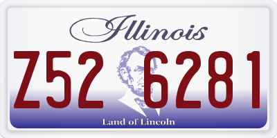 IL license plate Z526281