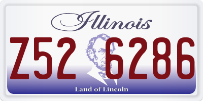 IL license plate Z526286