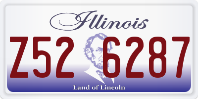 IL license plate Z526287