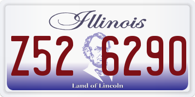 IL license plate Z526290