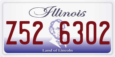 IL license plate Z526302