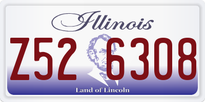 IL license plate Z526308