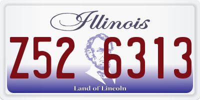 IL license plate Z526313