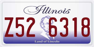 IL license plate Z526318