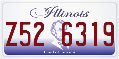 IL license plate Z526319
