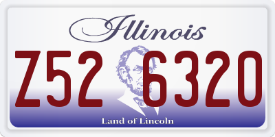 IL license plate Z526320
