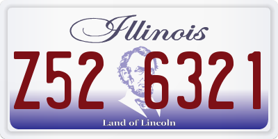 IL license plate Z526321