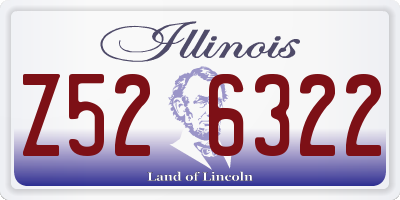 IL license plate Z526322