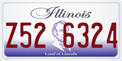 IL license plate Z526324