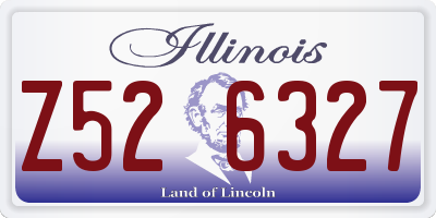 IL license plate Z526327