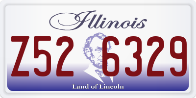 IL license plate Z526329