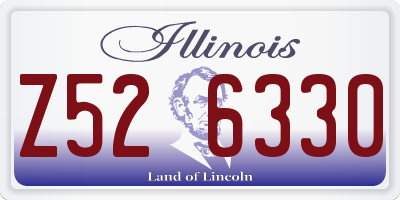 IL license plate Z526330