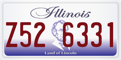 IL license plate Z526331