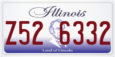 IL license plate Z526332