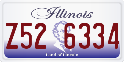 IL license plate Z526334
