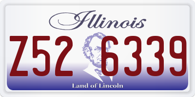 IL license plate Z526339