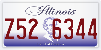 IL license plate Z526344
