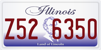 IL license plate Z526350
