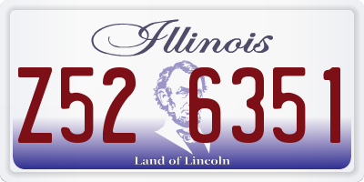 IL license plate Z526351