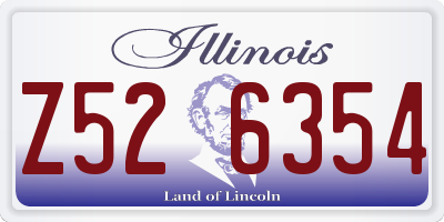 IL license plate Z526354