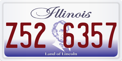 IL license plate Z526357