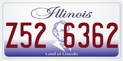 IL license plate Z526362