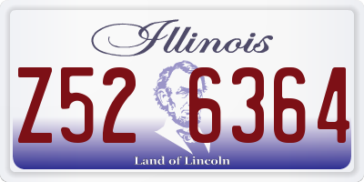 IL license plate Z526364