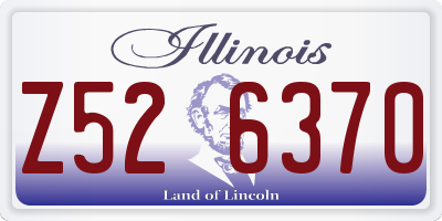 IL license plate Z526370