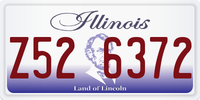IL license plate Z526372