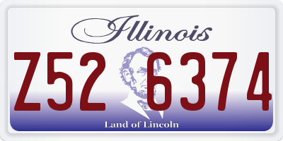 IL license plate Z526374