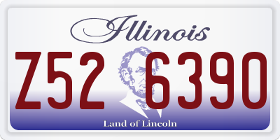 IL license plate Z526390