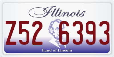 IL license plate Z526393